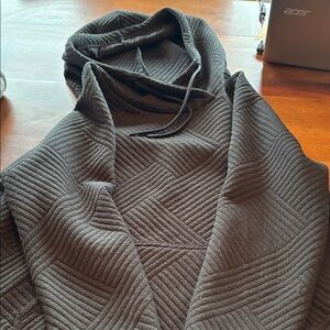 GreenTea Women's Black Quilted Jacket